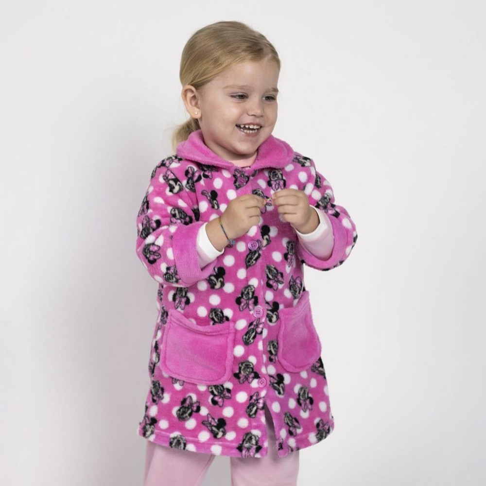 Kinder-Morgenmantel Minnie Mouse Rosa