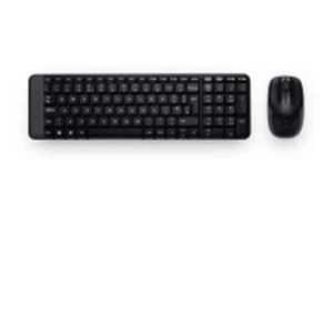 Tastatur mit Drahtloser Maus Logitech 920-003159 Schwarz Spanisch Qwerty Spanisch