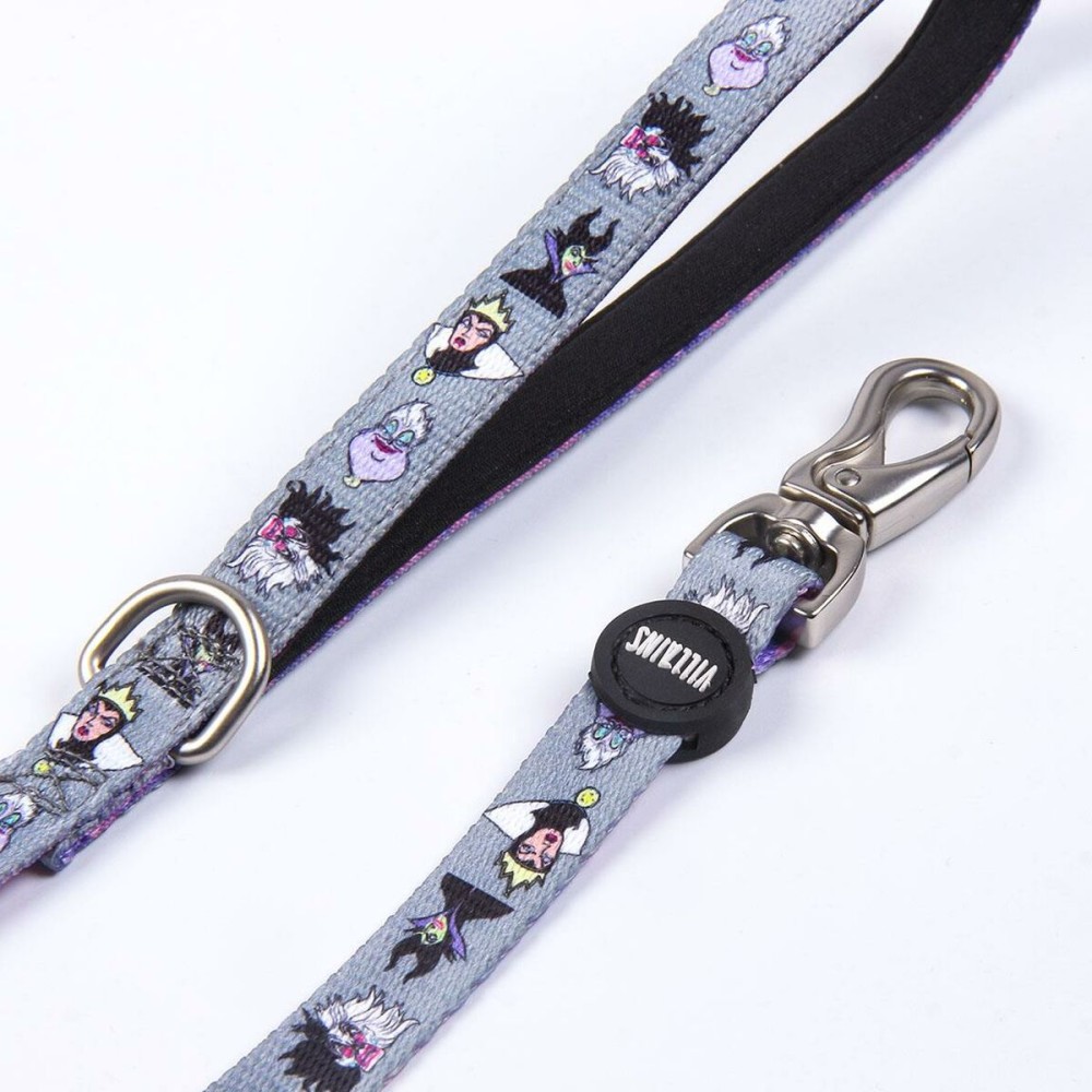 Laisse pour Chien Disney Villains Gris M