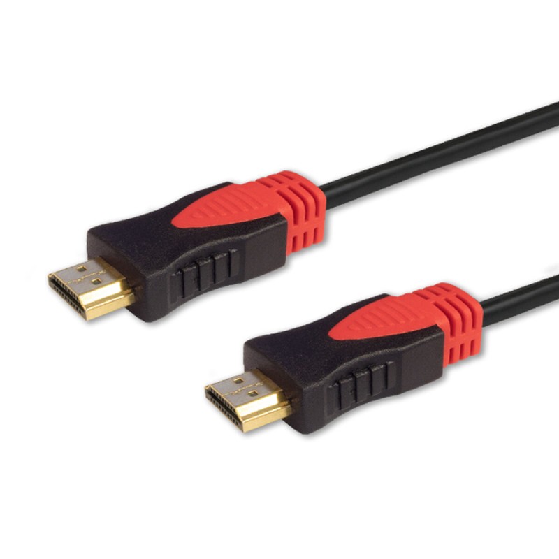 Câble HDMI Savio CL-95 Noir Rouge 1,5 m