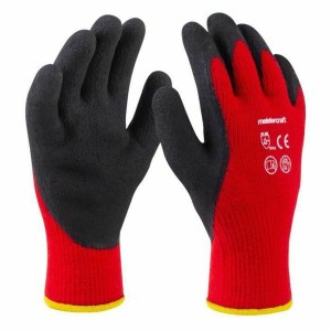 Gants de travail Meister T10 Hiver Noir Rouge Acrylique