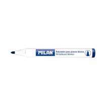 felt-tip pens Milan Whiteboard 12 Units Blue PVC