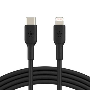 Câble USB-C vers Lightning Belkin CAA003BT1MBK 1 m