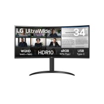 Écran LG 34WR50QK-B 34" 50-60 Hz Wide Quad HD