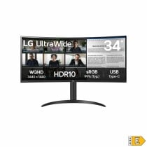 Écran LG 34WR50QK-B 34" 50-60 Hz Wide Quad HD