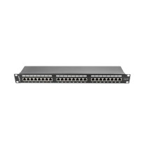 24-port UTP Kategorie 6 Steckleiste Lanberg PPS6-1024-B