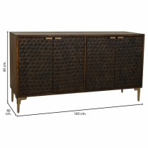 Anrichte Alexandra House Living Braun Holz Eisen 40 x 85 x 165 cm