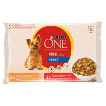 Nassfutter Purina One Huhn Rindfleisch 4 x 100 g