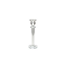 Candleholder Romimex Transparent Glass 5 x 22 x 5 cm