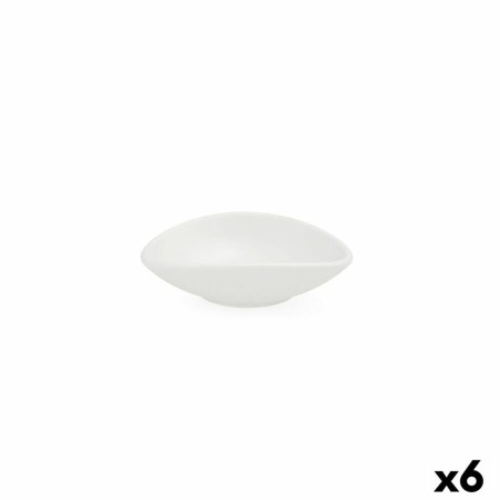 Bol Quid Select Blanc Plastique 13 x 11 x 3,5 cm (6 Unités)