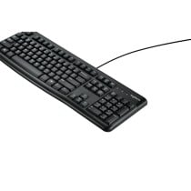 Tastatur Logitech K120 Schwarz Qwerty US