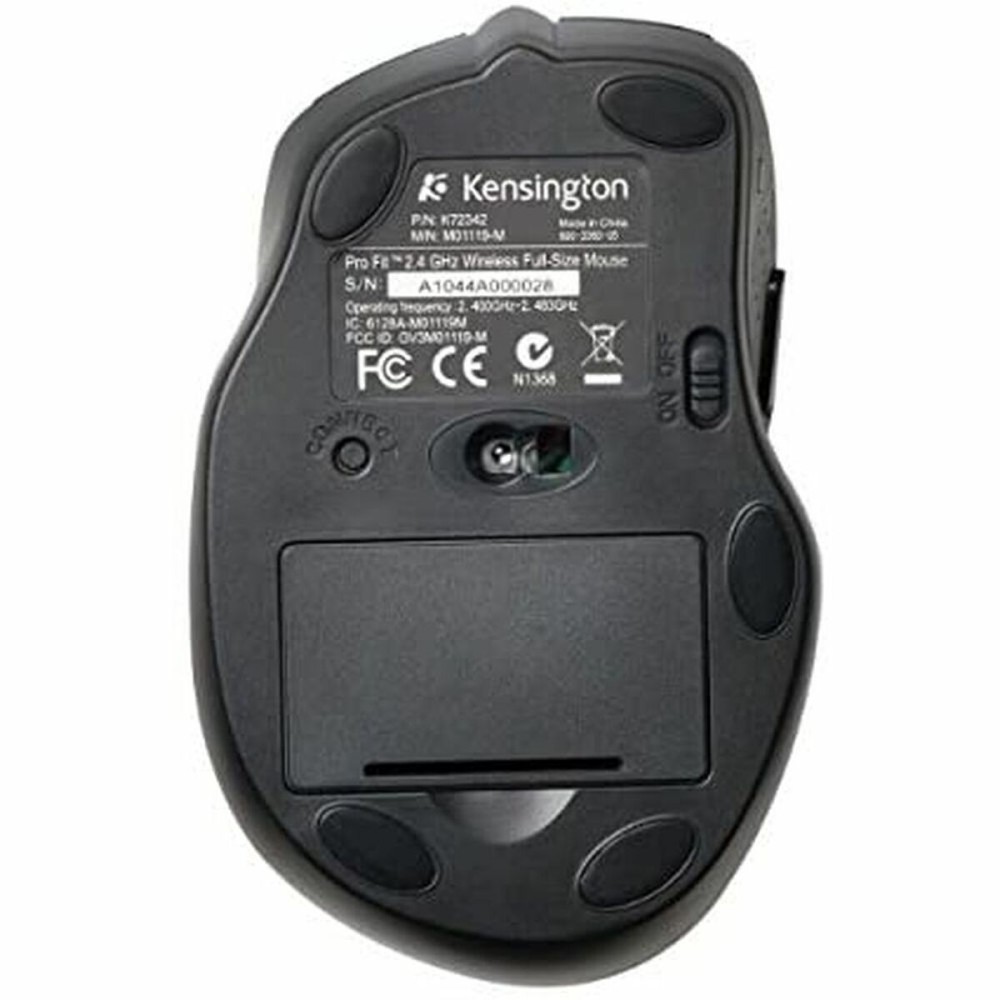 Mouse Kensington K72370EU Black 1600 dpi