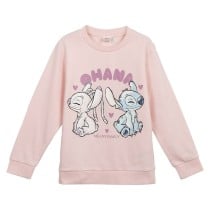 Sweatshirt without Hood Stitch Pink