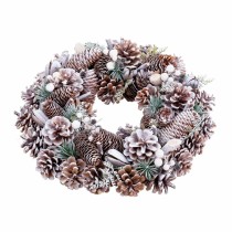 Couronne de Noël Multicouleur Plastique Foam Ananas 35 x 35 x 9 cm