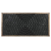 Kopfende des Betts Home ESPRIT Braun Schwarz Mango-Holz 160 x 5 x 80 cm