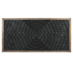 Kopfende des Betts Home ESPRIT Braun Schwarz Mango-Holz 160 x 5 x 80 cm