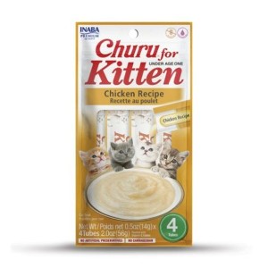 Snack for Cats Inaba Churu for Kitten Chicken 4 x 14 g