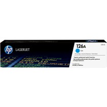 Toner original HP 126A Bleu Cyan