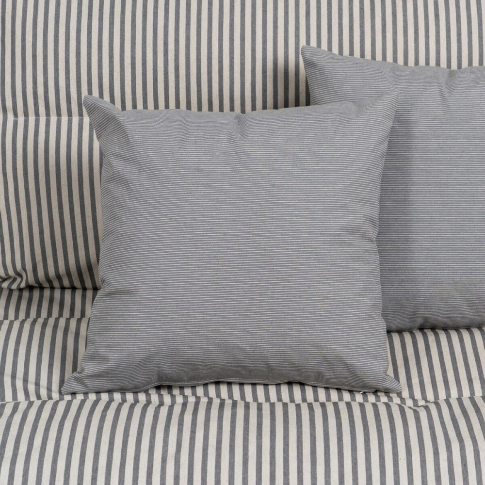 Cushion 4 Pieces Grey 120 x 80 cm