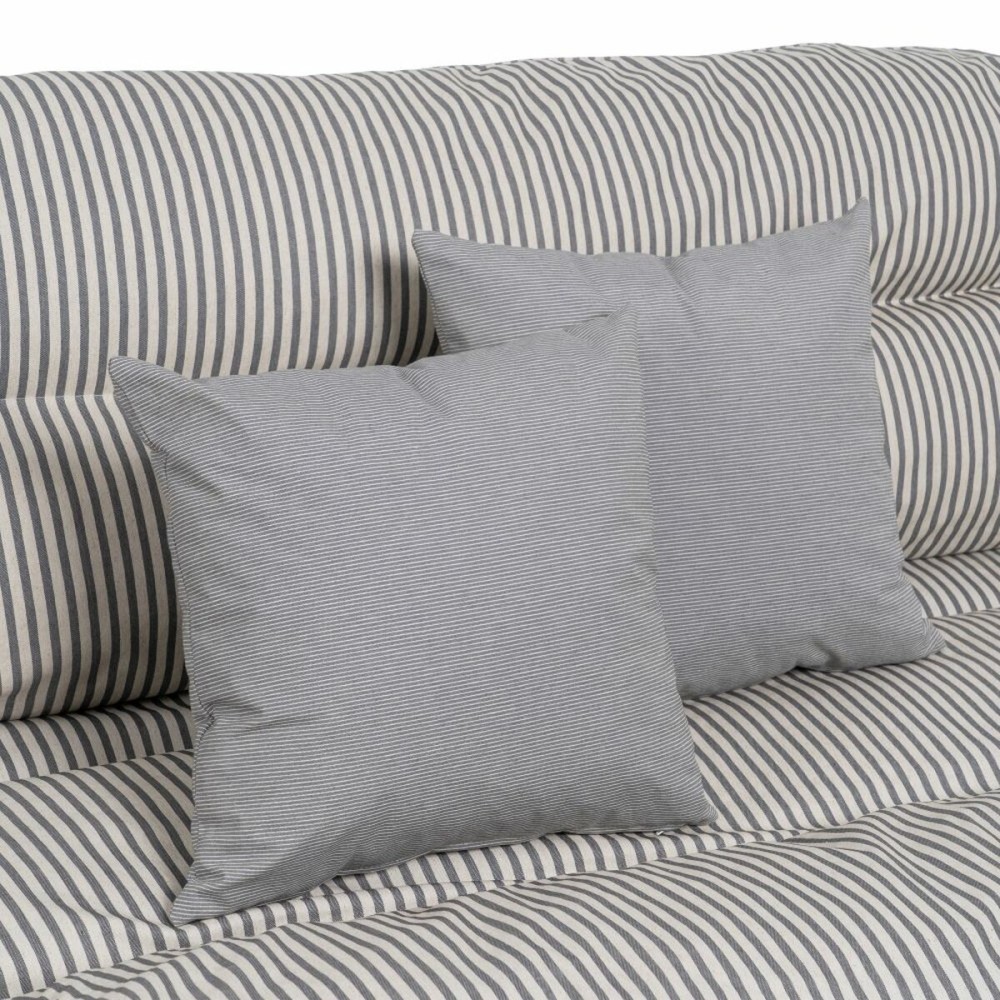 Coussin 4 Pièces Gris 120 x 80 cm