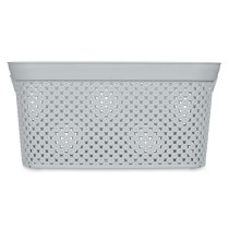 Laundry Basket Grey Plastic 10 L 24 x 17 x 35 cm (24 Units)