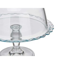 Plat à tarte Transparent verre 26 x 26 x 26 cm (2 Unités)