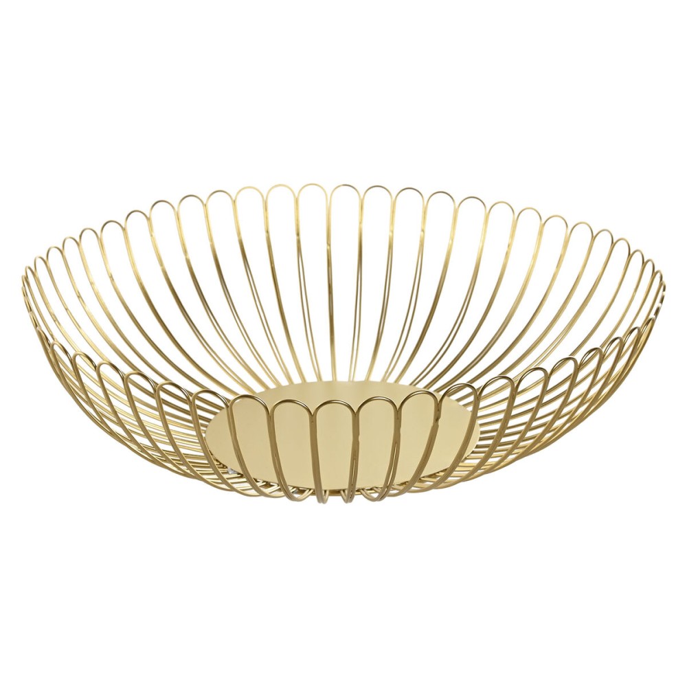 Centerpiece Home ESPRIT Golden 32 x 32 x 8,5 cm