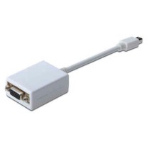 Adapter Mini DisplayPort an VGA Digitus AK-340407-001-W Weiß