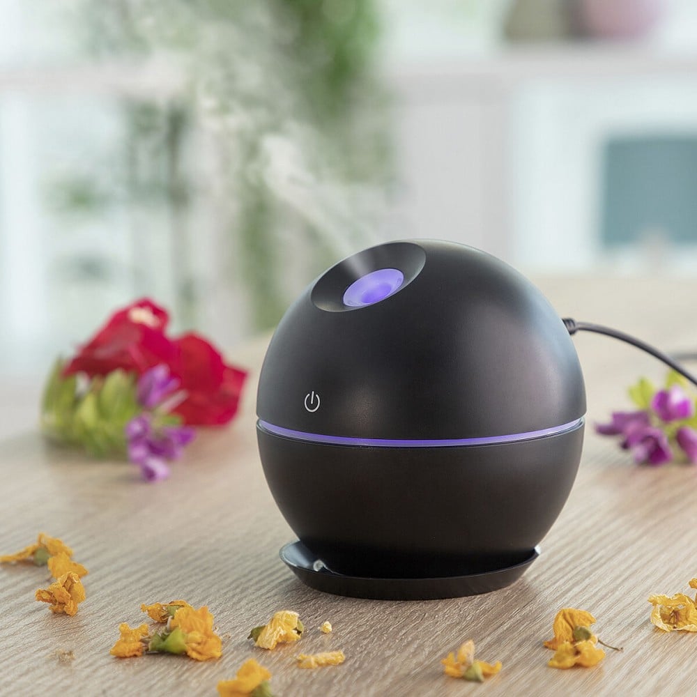 Mini Humidifier Scent Diffuser Black InnovaGoods