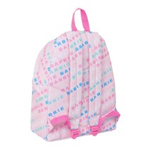 School Bag Barbie Logomania Light Pink 33 x 42 x 15 cm