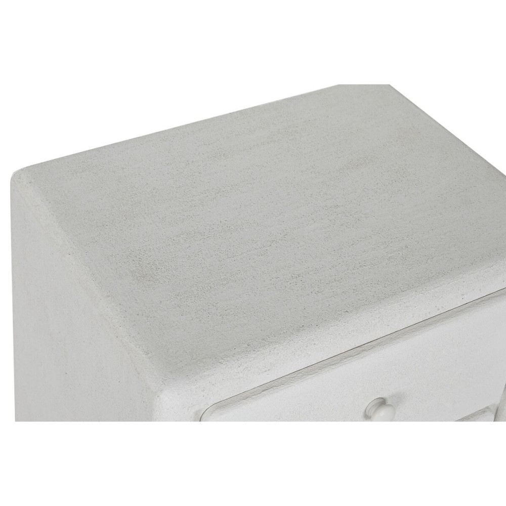 Table de Nuit Home ESPRIT Blanc 48 x 36 x 53 cm