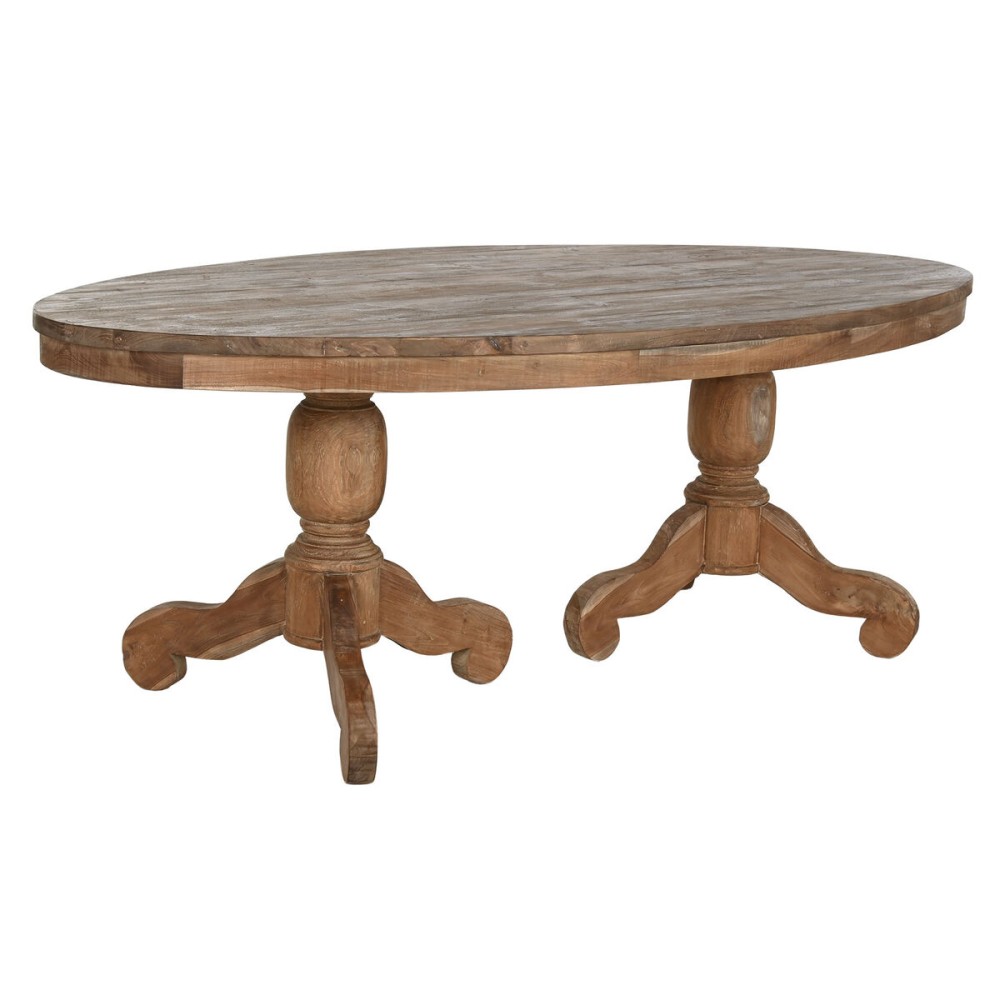 Dining Table Home ESPRIT Natural Teak 220 X 110 X 78 cm