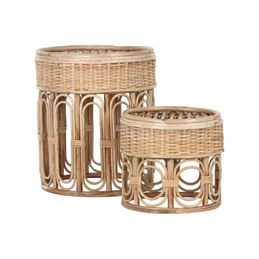 Side table Home ESPRIT Natural 42 x 42 x 47 cm