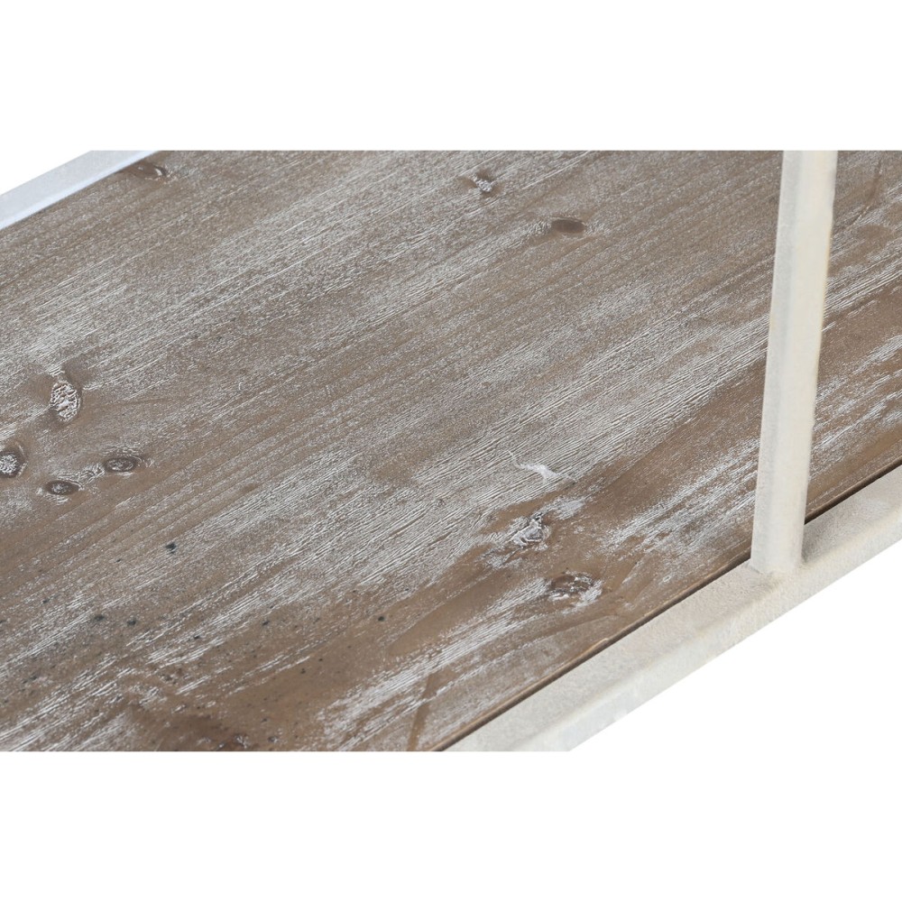 Étagère Home ESPRIT Blanc Naturel Métal 159 X 36,5 X 91 cm