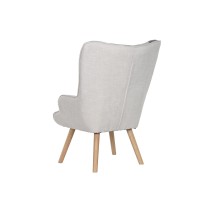 Armchair Home ESPRIT Polyester Metal MDF Wood 68 X 78 X 95 cm