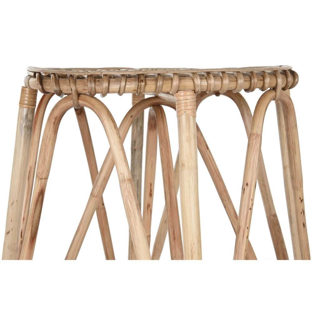 Tabouret Home ESPRIT Naturel osier 50 X 50 X 86 cm