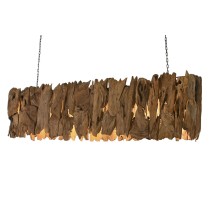 Suspension Home ESPRIT Fer bois de teck 160 x 30 x 40 cm