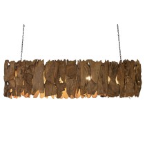 Suspension Home ESPRIT Fer bois de teck 160 x 30 x 40 cm