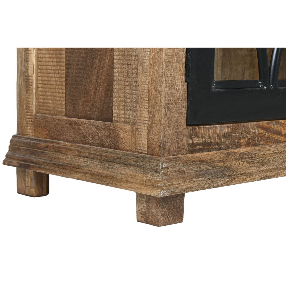 Buffet Home ESPRIT Noir Naturel Fer Bois de manguier 180 x 40 x 100 cm