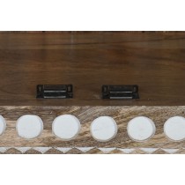 Buffet Home ESPRIT Blanc Naturel Bois de manguier 165 x 40 x 90 cm