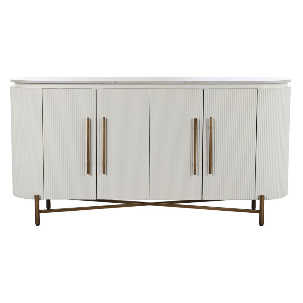 Buffet Home ESPRIT Blanc Marbre Sapin 152 X 42 X 78 cm