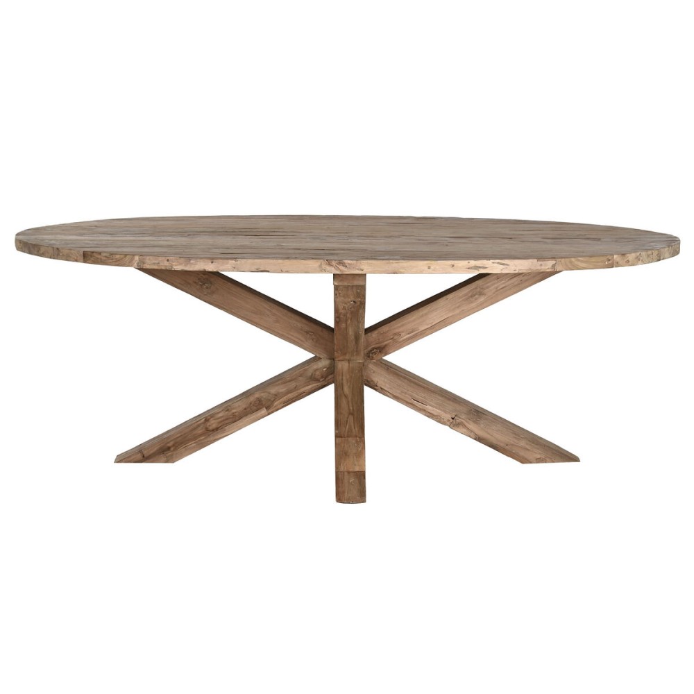 Table de Salle à Manger Home ESPRIT bois de teck 220 X 120 X 78 cm