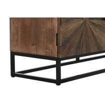 TV-Möbel Home ESPRIT Schwarz natürlich 135 x 40 x 55 cm