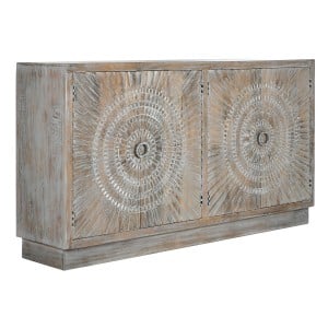 Anrichte Home ESPRIT Weiß Mango-Holz 180 X 40 X 96 cm