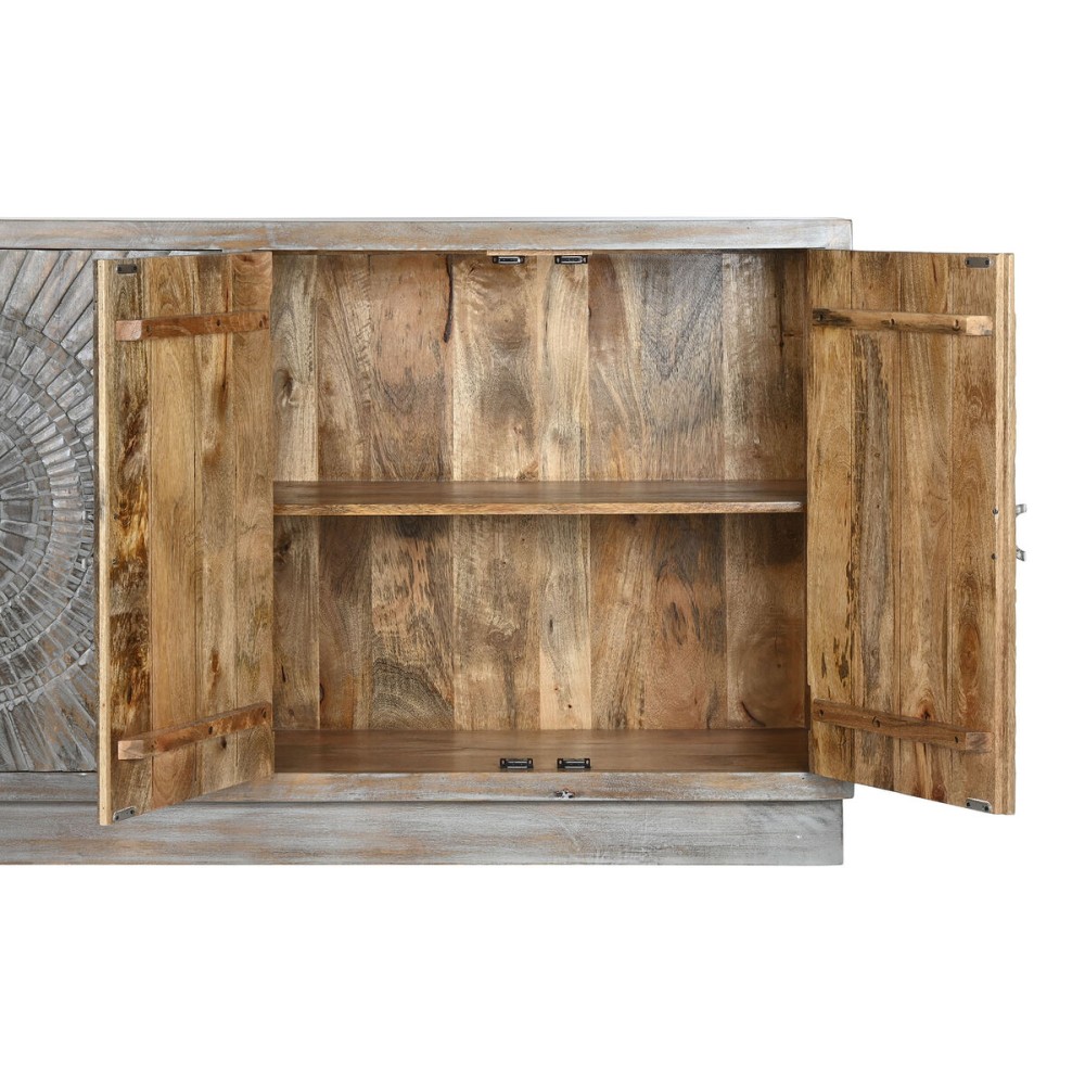 Buffet Home ESPRIT Blanc Bois de manguier 180 X 40 X 96 cm