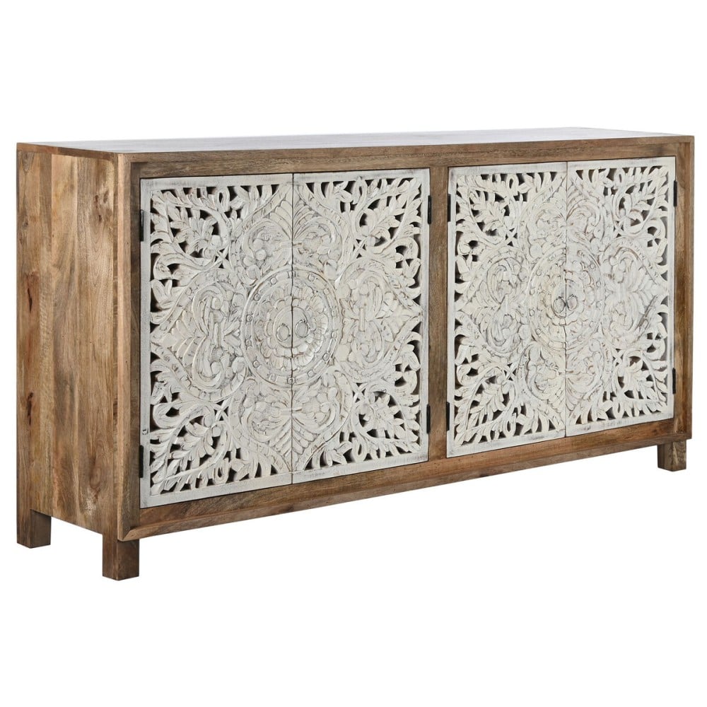 Anrichte Home ESPRIT Weiß natürlich Mango-Holz 180 x 40 x 90 cm