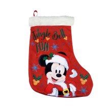 Chaussette de Noël Mickey Mouse Happy smiles 42 cm