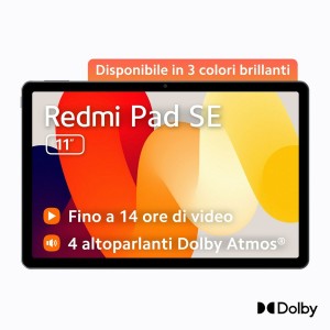 Tablette Xiaomi Redmi Pad SE Qualcomm Snapdragon 680 4 GB RAM 128 GB Pourpre