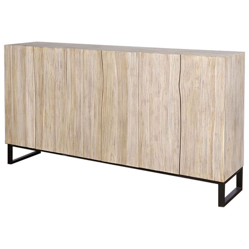 Buffet Home ESPRIT Métal Teck 180 x 40 x 85 cm