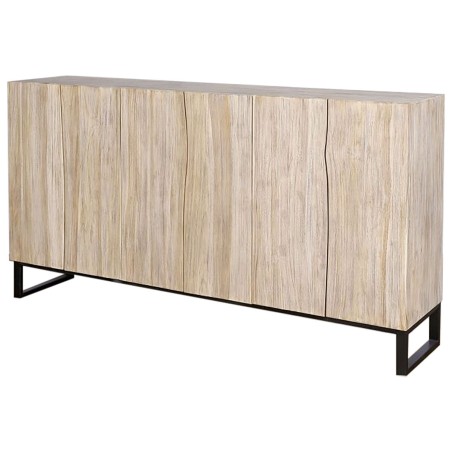 Anrichte Home ESPRIT Metall Teakholz 180 x 40 x 85 cm